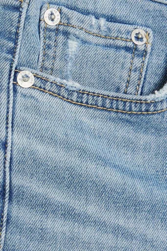 Rag & Bone Cate cropped distressed mid-rise skinny jeans 4