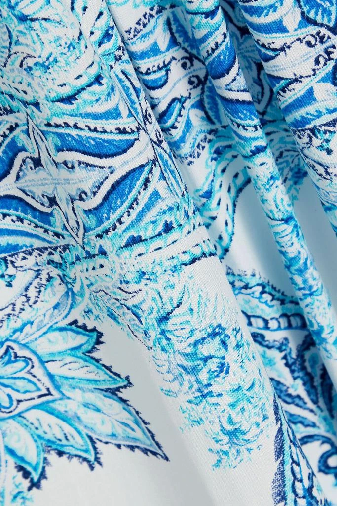 MELISSA ODABASH Petunia paisley-print voile maxi dress 4