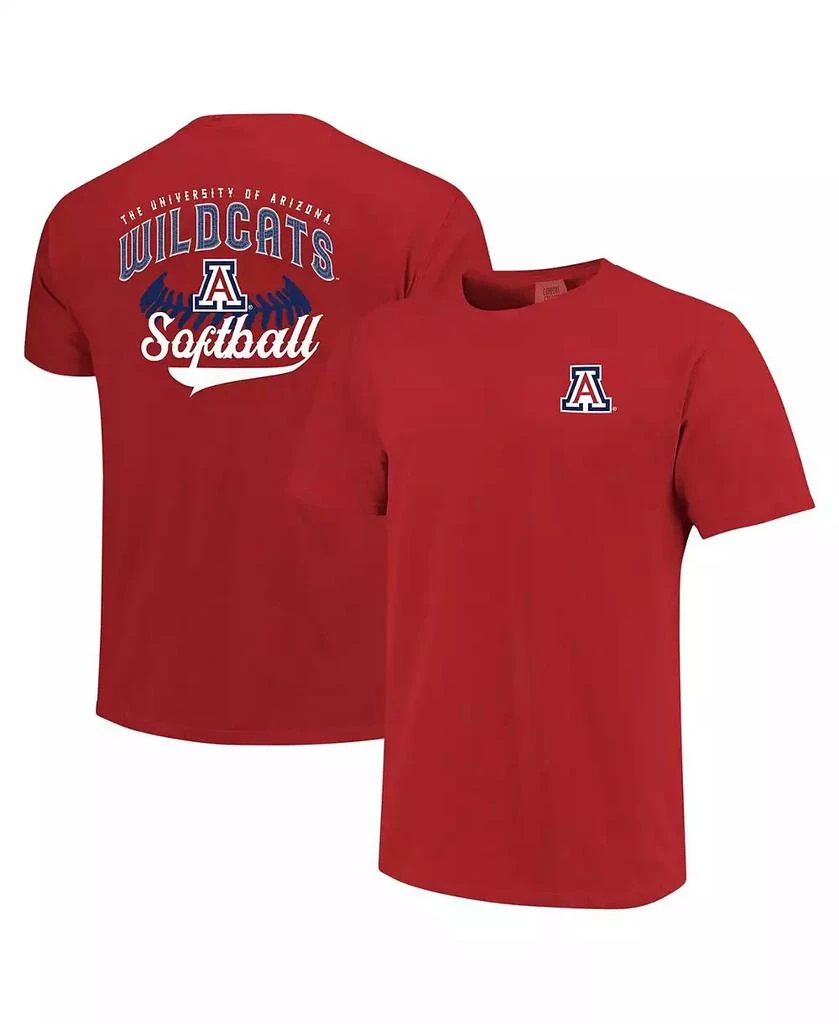Image One Men's Red Arizona Wildcats Softball Walk Off T-Shirt 1