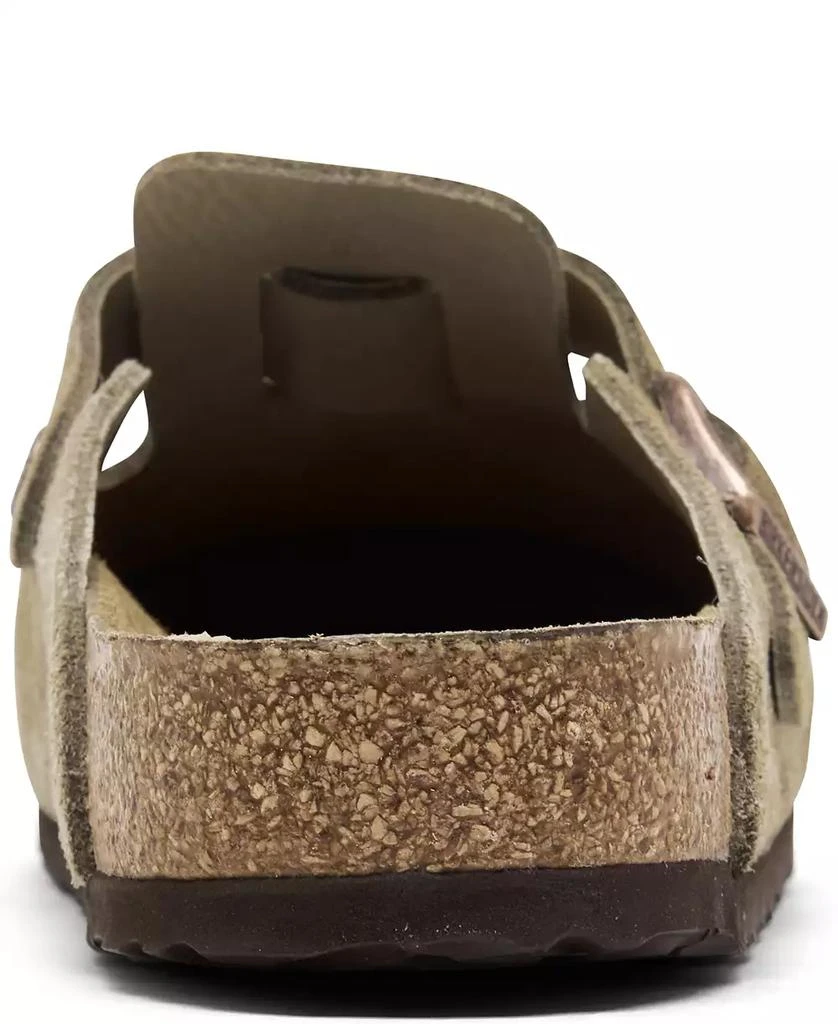 Birkenstock Men's Boston Soft Footbed Suede Leather Clogs from Finish Line 3