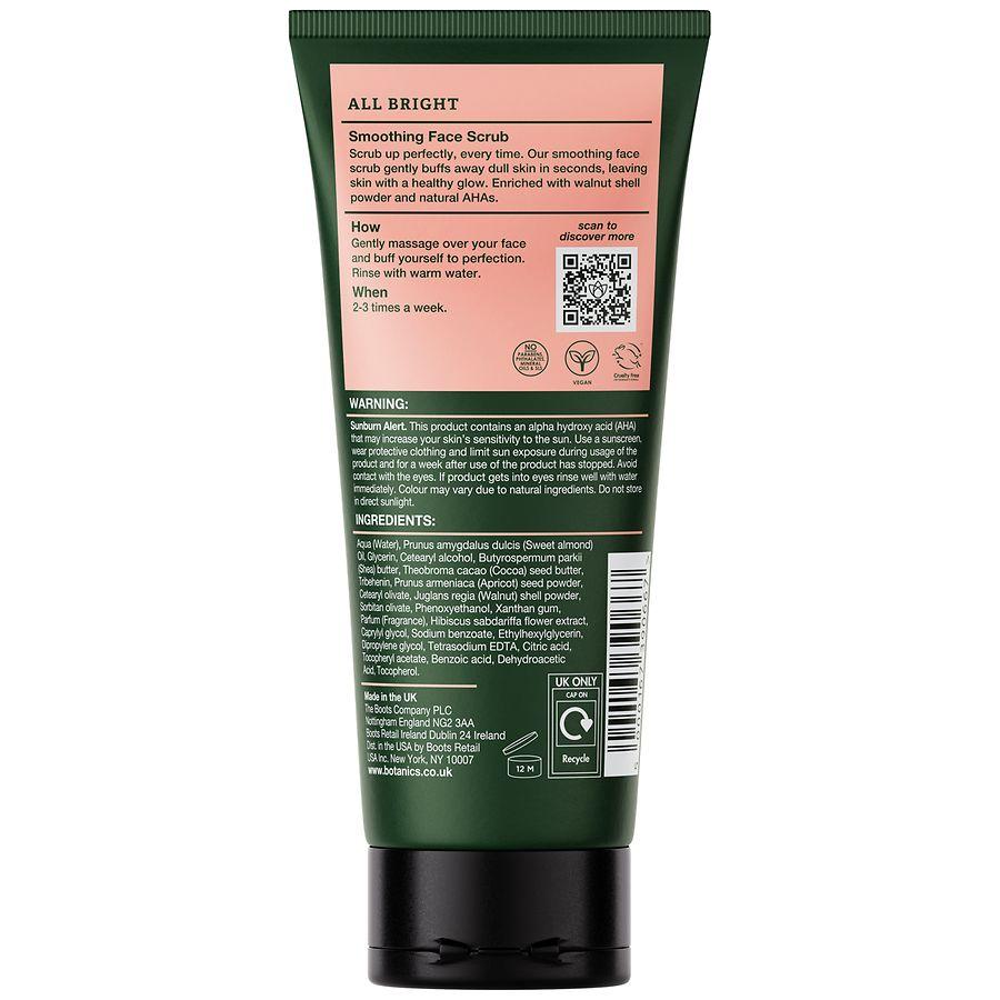 Botanics All Bright Smoothing Face Scrub