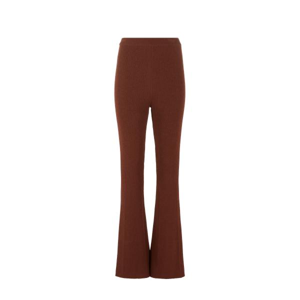 AERON Flared knit trousers