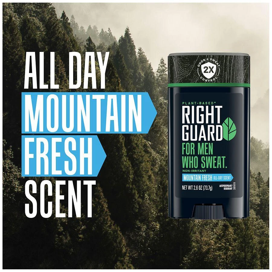 Right Guard Plant-Based Deodorant 
Antiperspirant Mountain Fresh 8