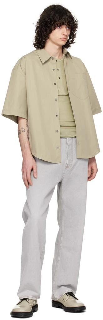 AMI Gray Loose-Fit Jeans 4