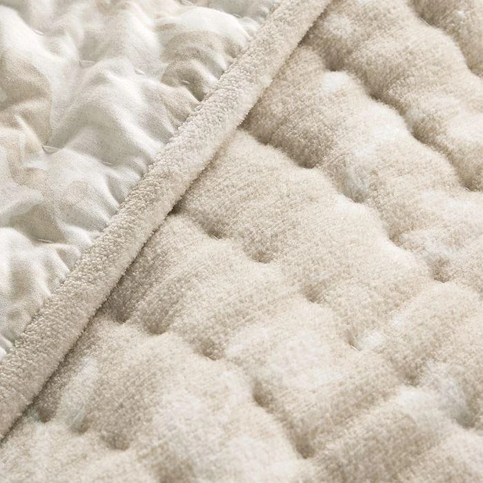 sky Elena Acanthus Chenille Reversible Quilt Set, Full/Queen - Exclusive 6