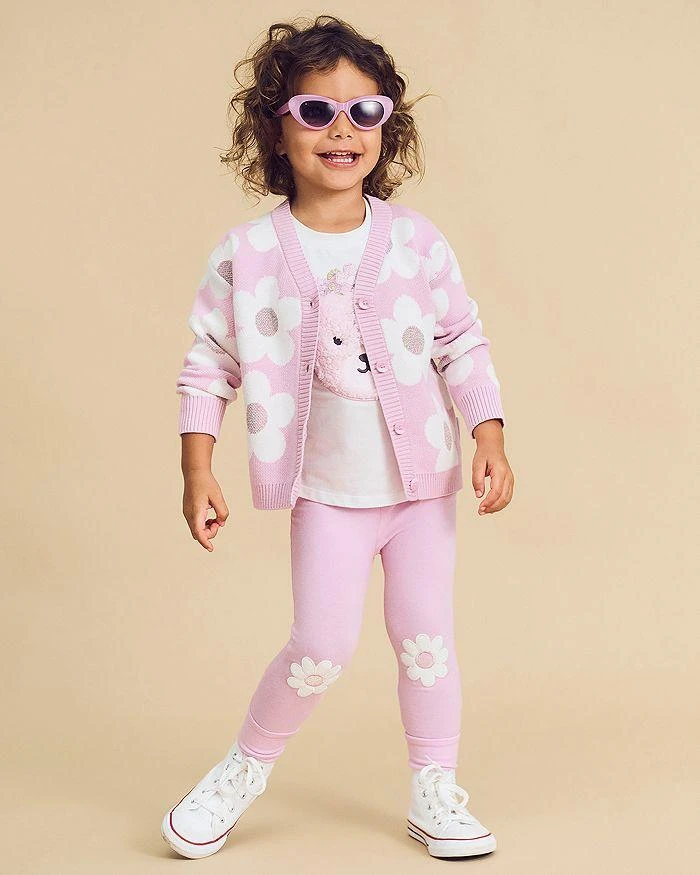Huxbaby Girls' Daisy Furry Bear Tee - Baby, Little Kid 5