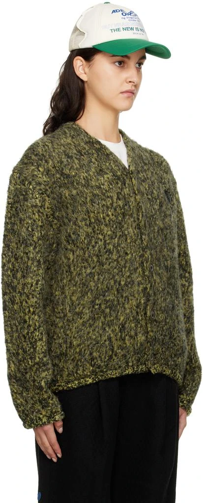 ADER error Green Rolled Edge Cardigan 2