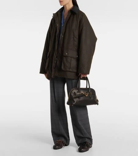 Miu Miu Aventure leather tote bag 5