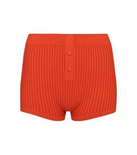 Live The Process Ribbed-knit shorts 1