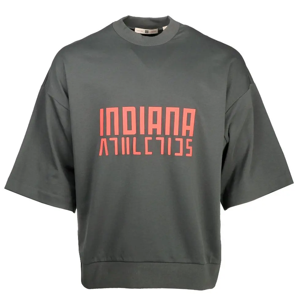 Adidas Fear Of God Athletics NCAA Indiana University Hoosiers Crew Neck Short Sleeve T-Shirt