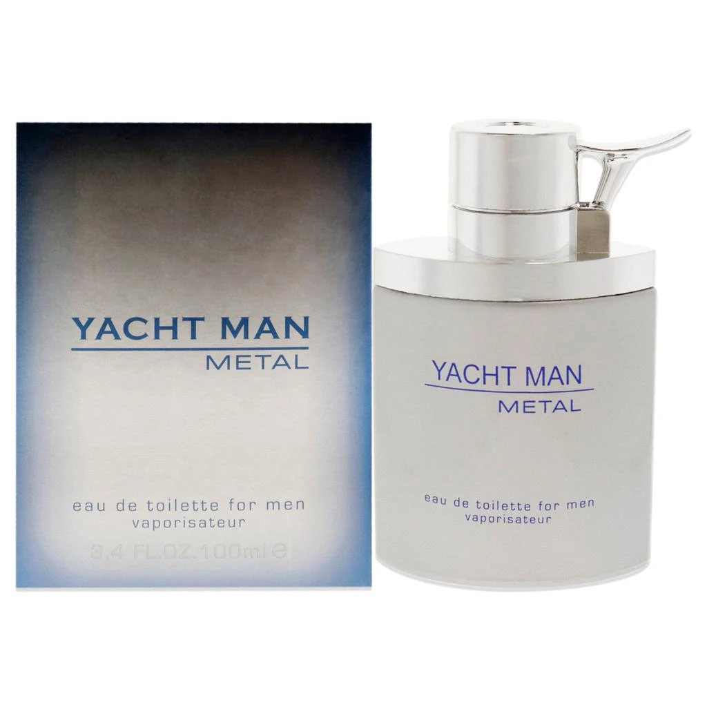 MYRURGIA Yacht Man Metal by  for Men - 3.4 oz EDT Spray 1