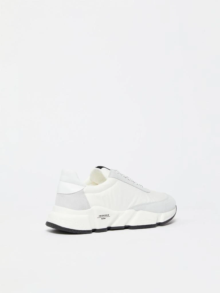 WEEKEND MAX MARA Nylon and leather running shoes 3