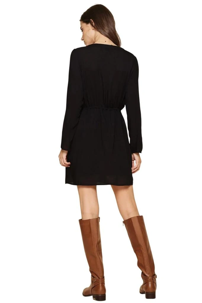 Embroidered Button Up Tunic Dress - Plus In Black  On Sale Now with Up to  32% Off | Discover Exclusive Deals & Savings at BeyondStyle  Authentic  ANDREE BY UNIT women|dresses|clothing