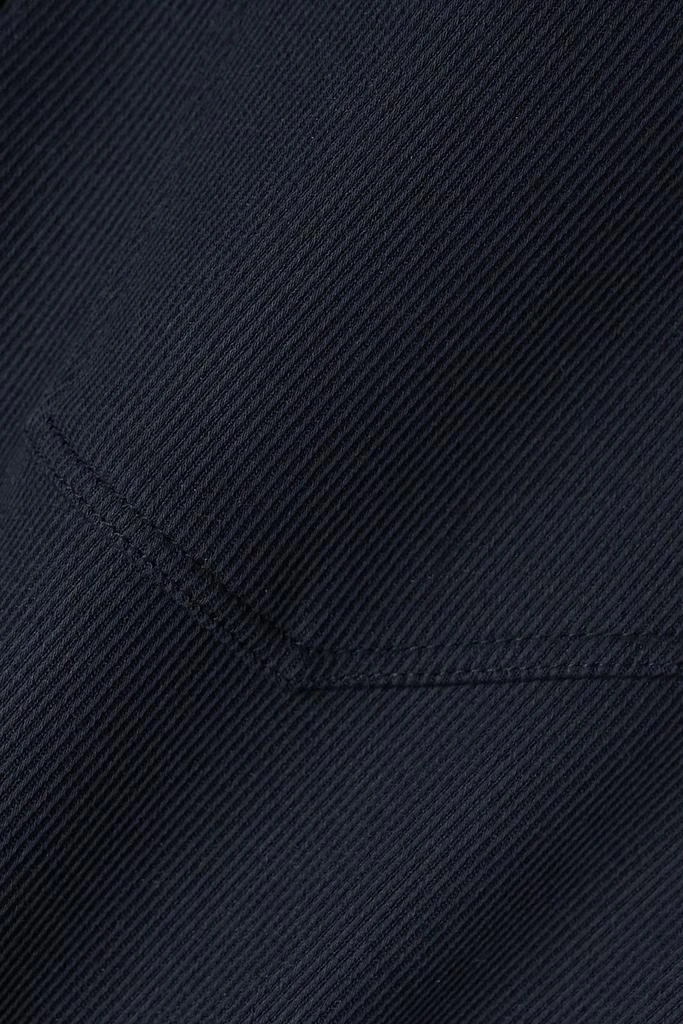 Meryll Rogge Zip-detailed cotton-blend gabardine straight-leg pants 4