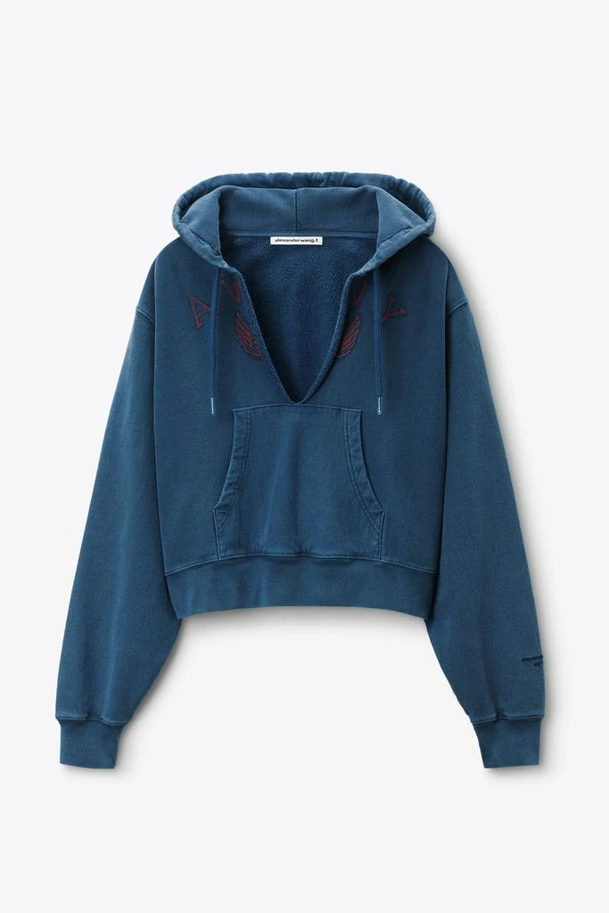 Alexander Wang Distressed Cotton Hoodie 2