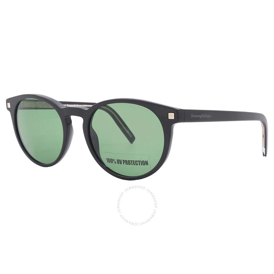 Ermenegildo Zegna Green Oval Men's Sunglasses EZ0172 01N 54 2