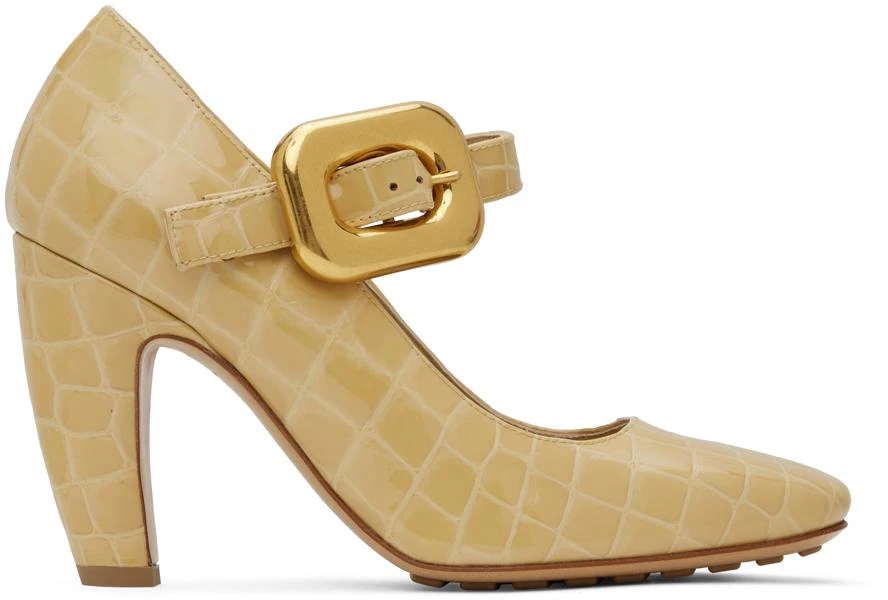Bottega Veneta Beige Mostra Mary-Jane Pumps 1