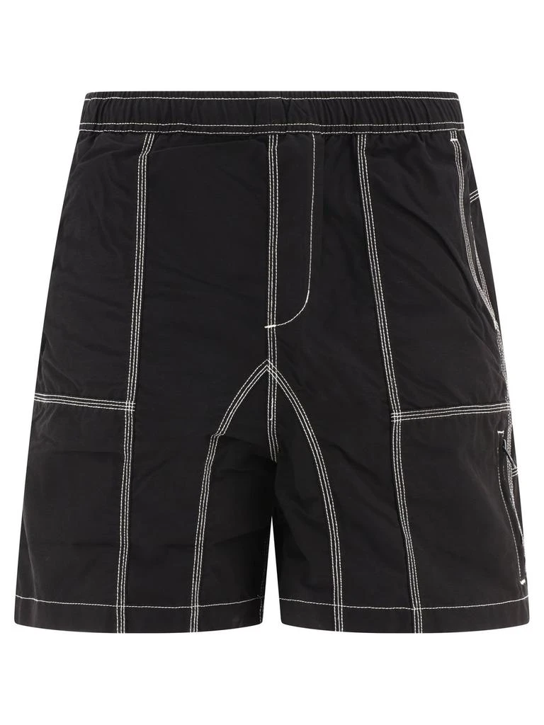 Brain Dead Brain Dead Contrast Stitch Shorts 1