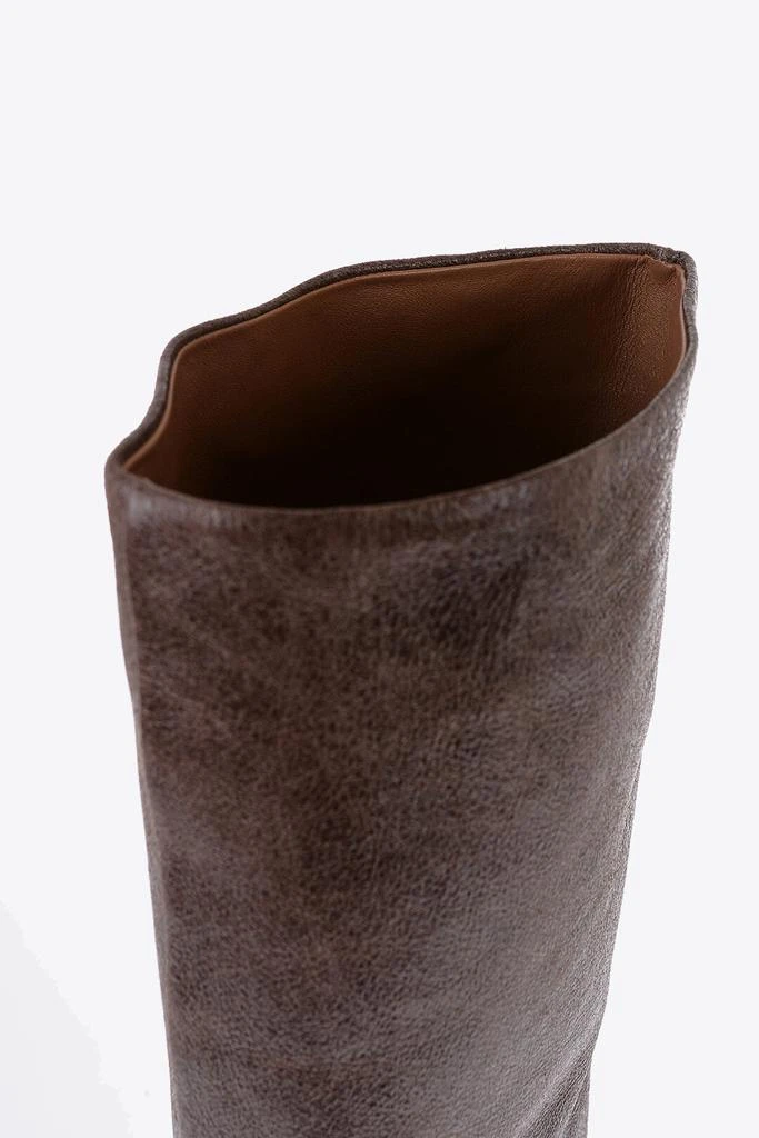 Paris Texas Solid Color Crackle Leather Jude Boots 11Cm 5