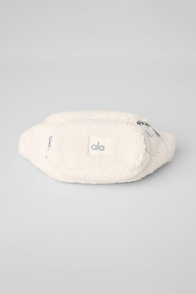 alo ボディバッグ IVORY Alo Sherpa Explorer Fanny Pack - Ivory - Bum Bags - Free Shipping