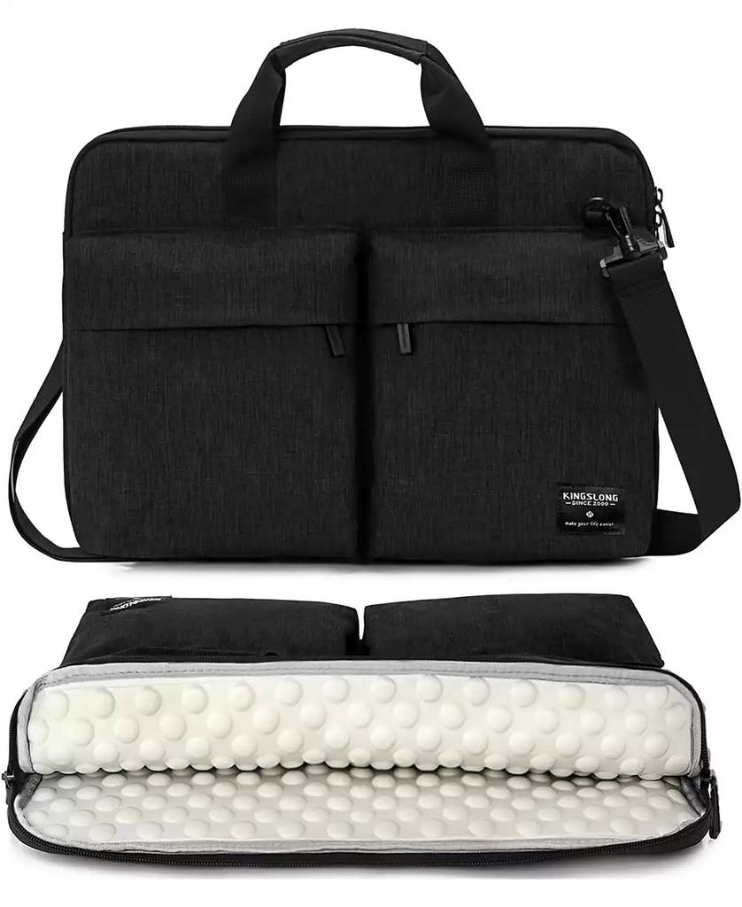 Acer 15.6 inch Laptop Shoulder Bag,Slim Shockproof Computer Sleeve Notebook Ultrabooks Carrying Case Handbag Cover Fit for Acer Asus Dell Lenovo HP Toshiba, Black