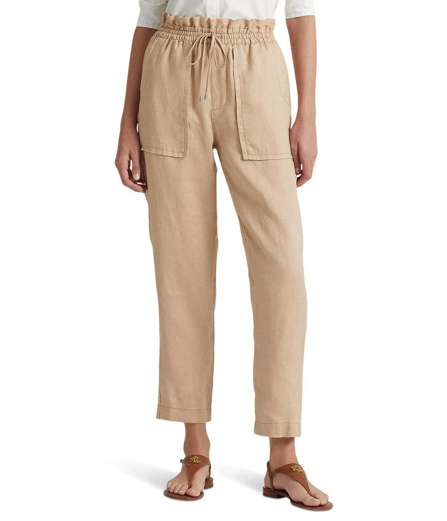 LAUREN Ralph Lauren Linen Ankle Pants 1