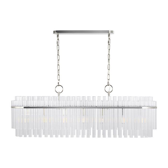C&M by Chapman and Myers Chapman & Myers Beckett 7 Light Linear Chandelier