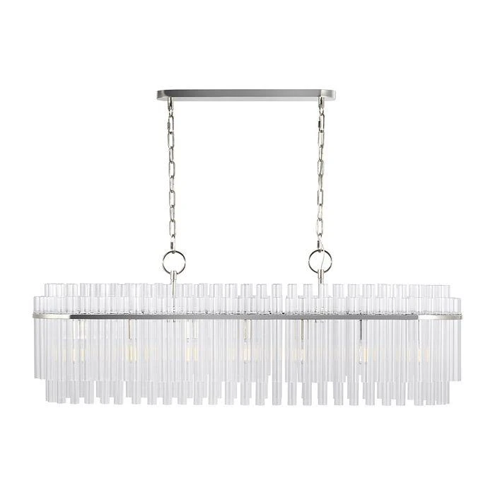C&M by Chapman and Myers Chapman & Myers Beckett 7 Light Linear Chandelier 1
