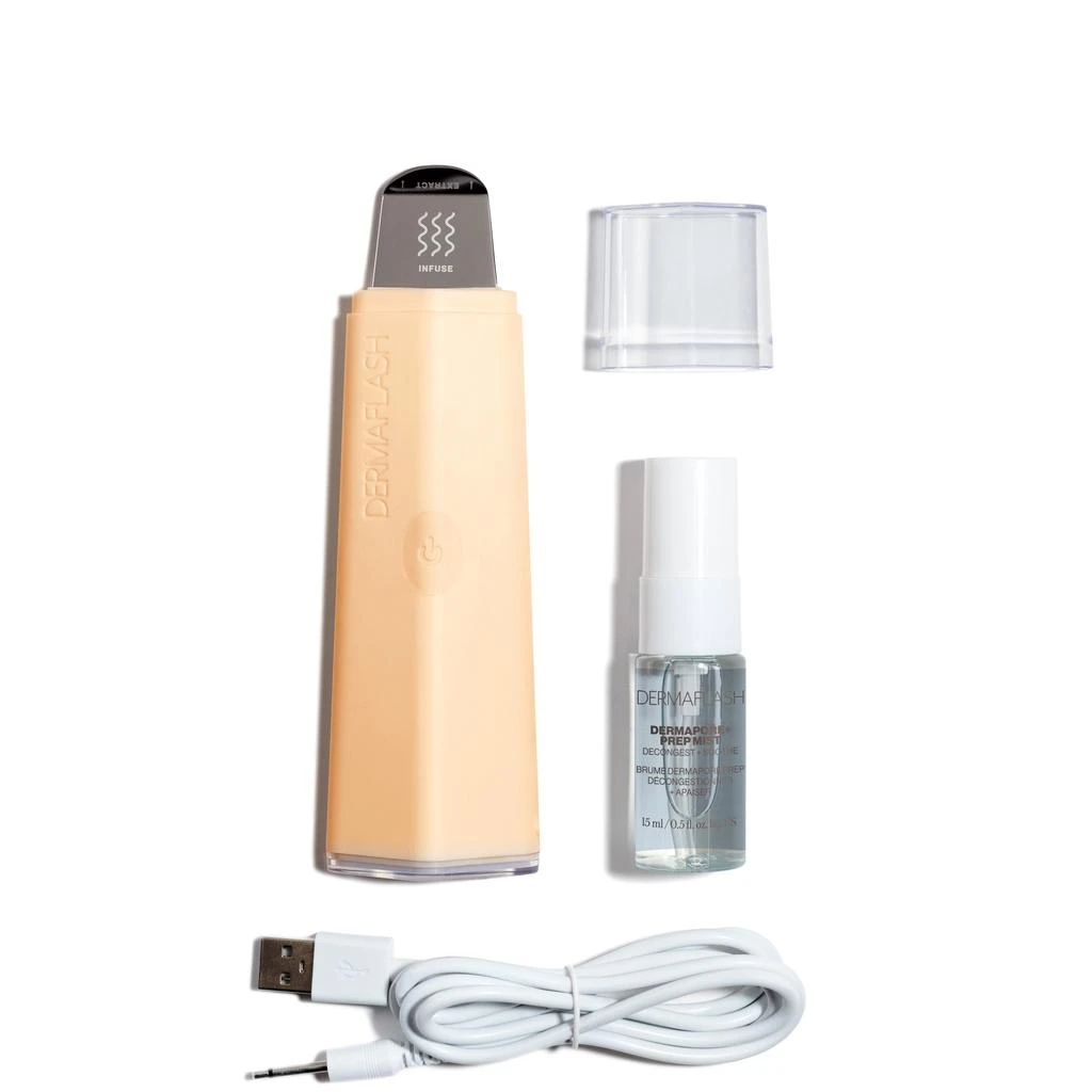 DERMAFLASH DERMAFLASH DERMAPORE+ Pore Extractor and Serum Infuser - Peach Fuzz 2