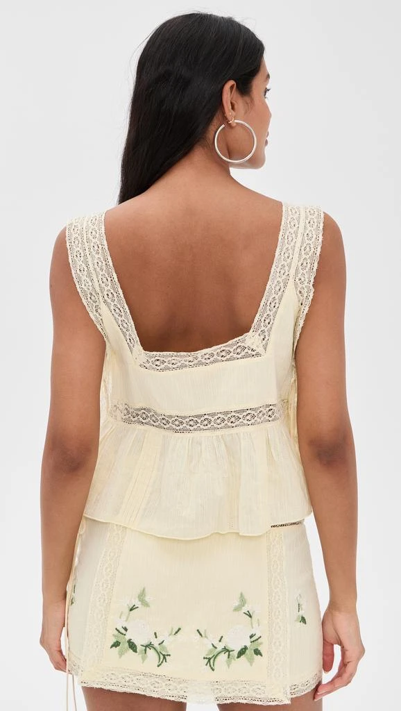 For Love & Lemons Jolene Embroidered Top 2