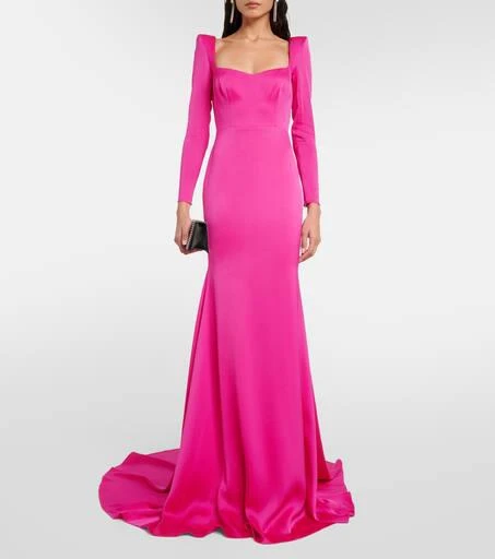 Alex Perry Satin gown 2