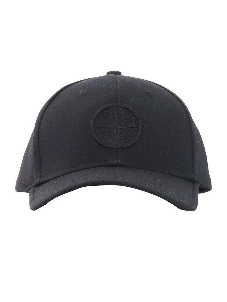 Stone Island Junior Stone Island Junior Logo Patch Buckled Baseball Cap