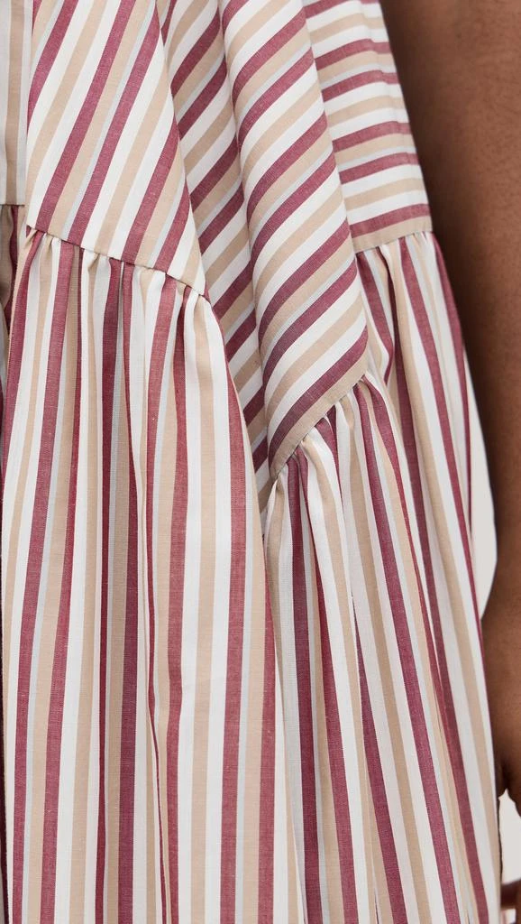 ROSETTA GETTY Gathered Peplum Camisole Dress 5