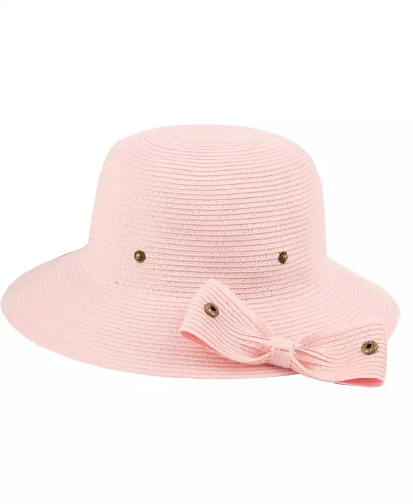 Epoch Hats Company Angela & William Poly Braid Bucket Sun Hat with Ribbon 3