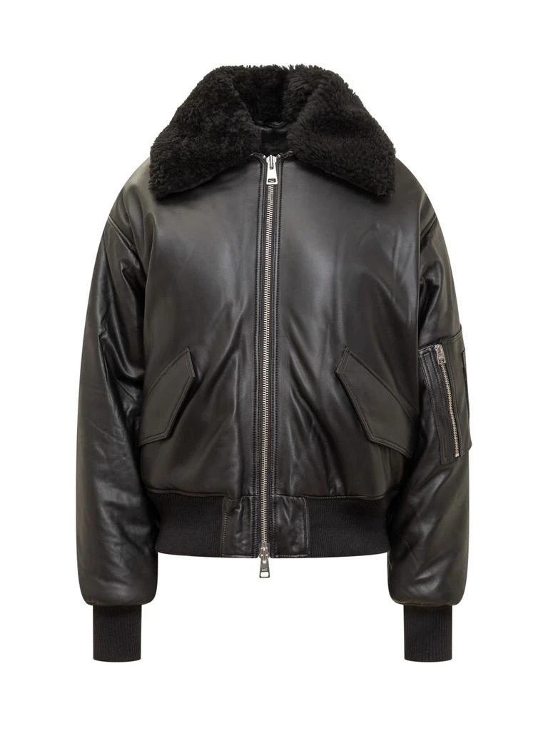 AMI Leather Jacket 1