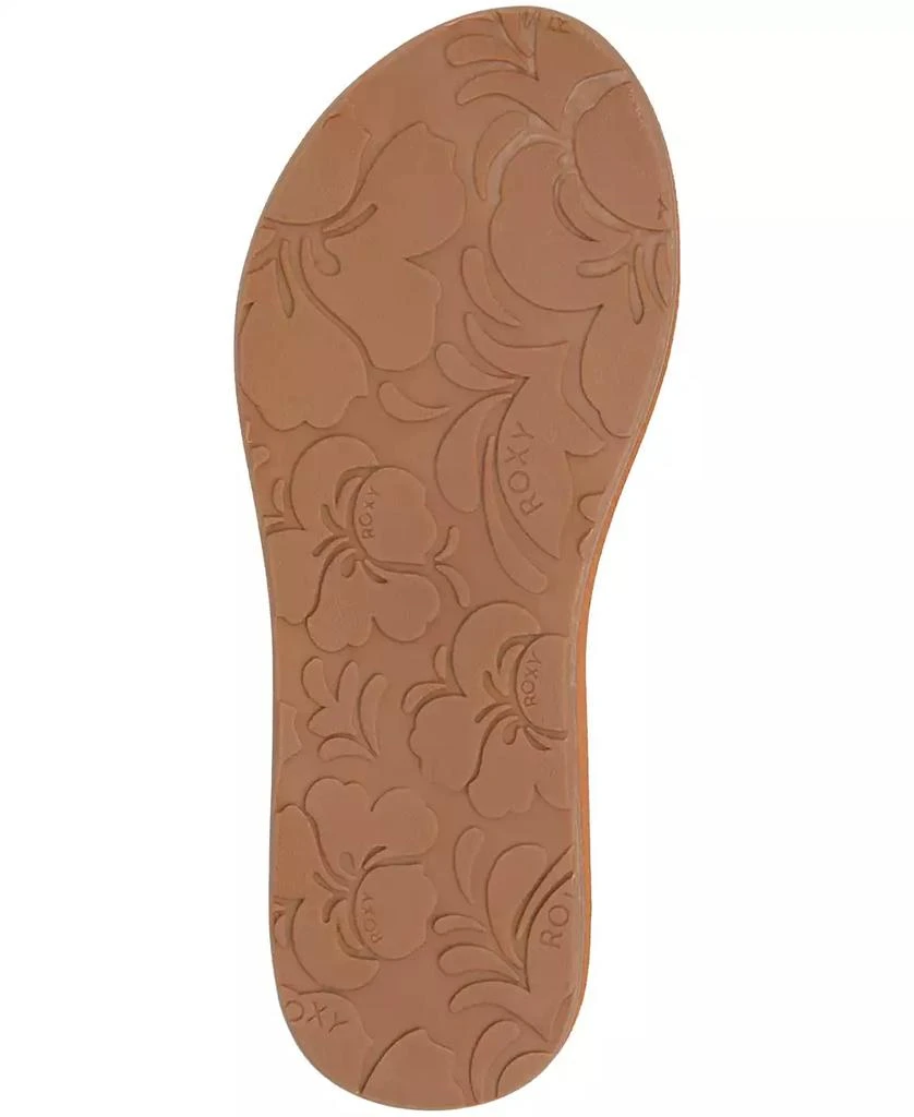 Roxy Women's Tulum Slip-On Flat Sandals 6