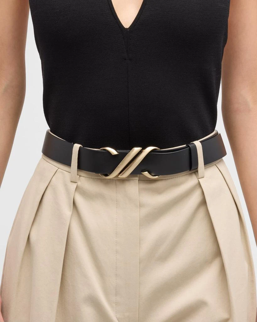 Proenza Schouler Monogram Leather Belt 2