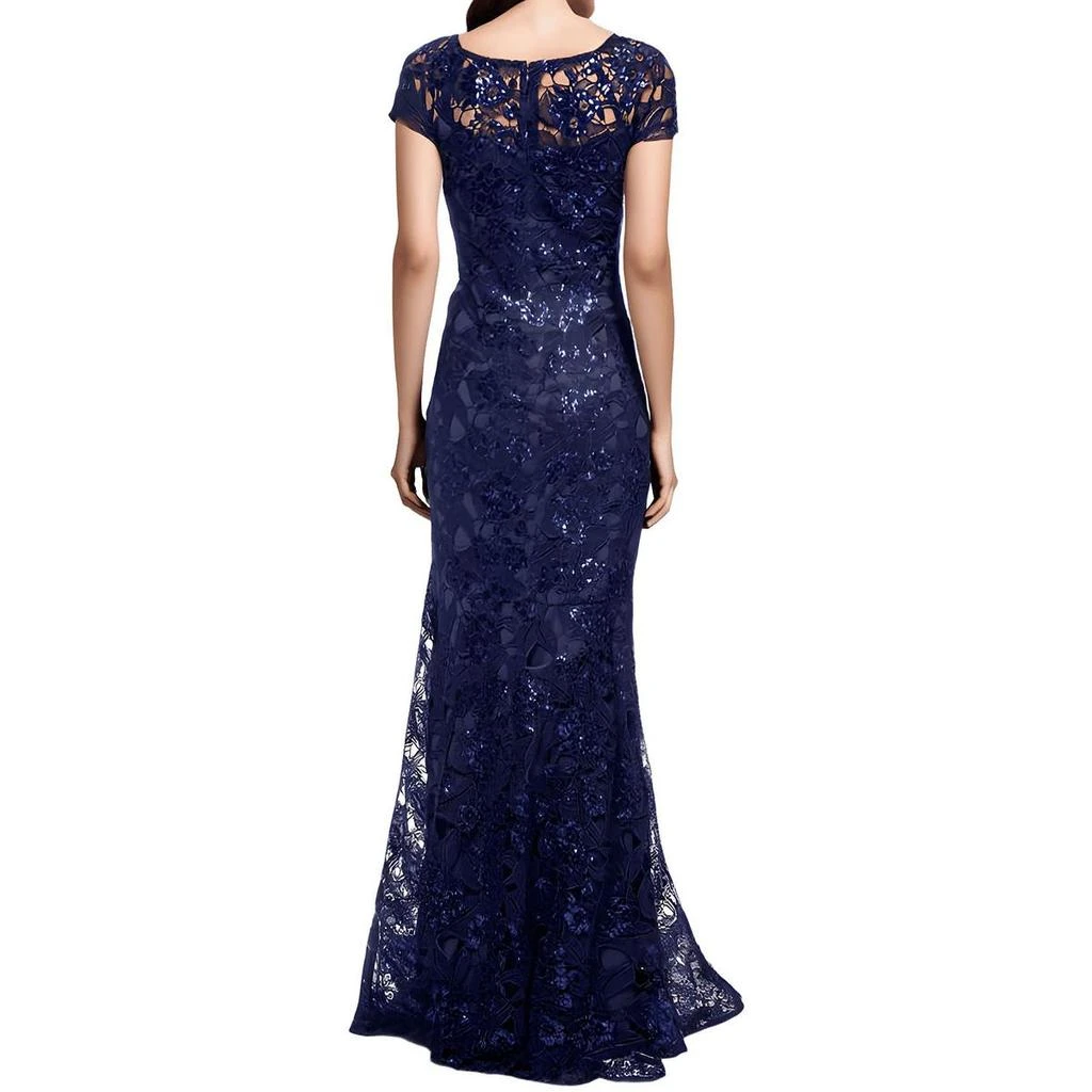 XSCAPE Womens Sequined Lace Evening Dress 2