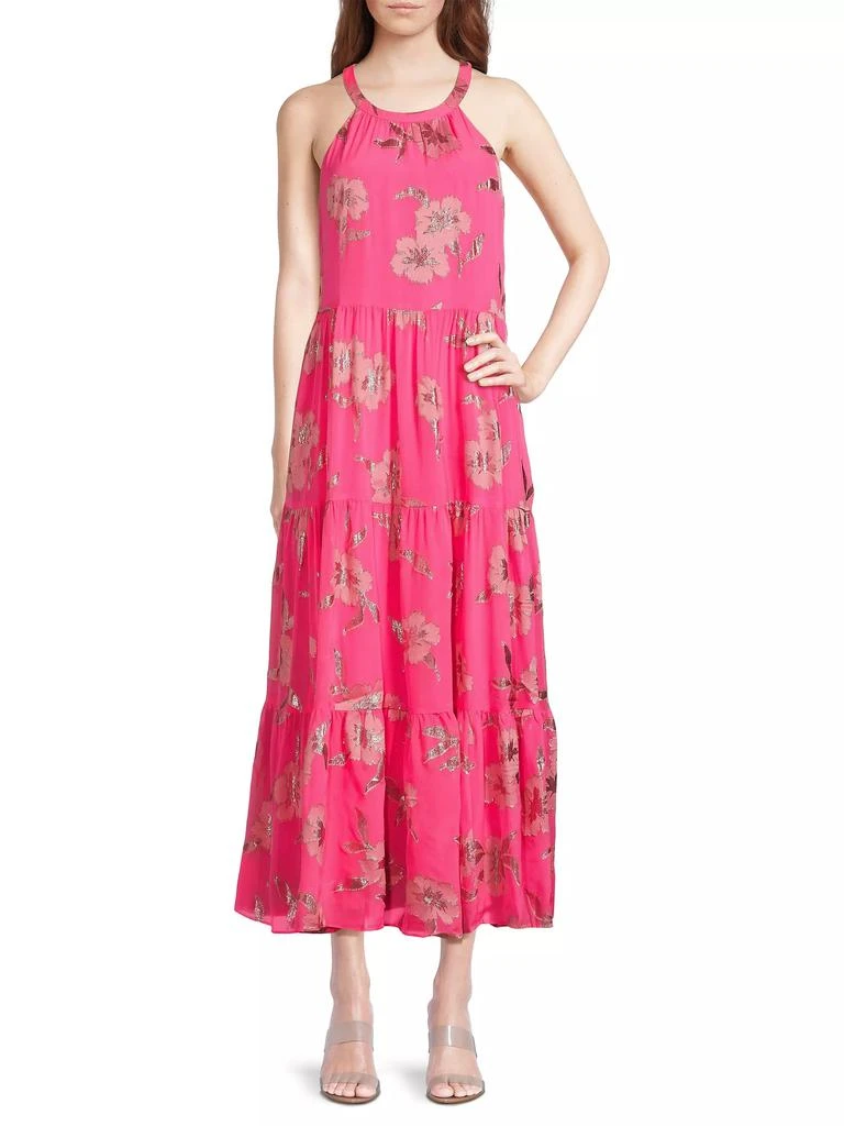 Lilly Pulitzer Beccalyn Silk-Blend Floral Maxi Dress 2
