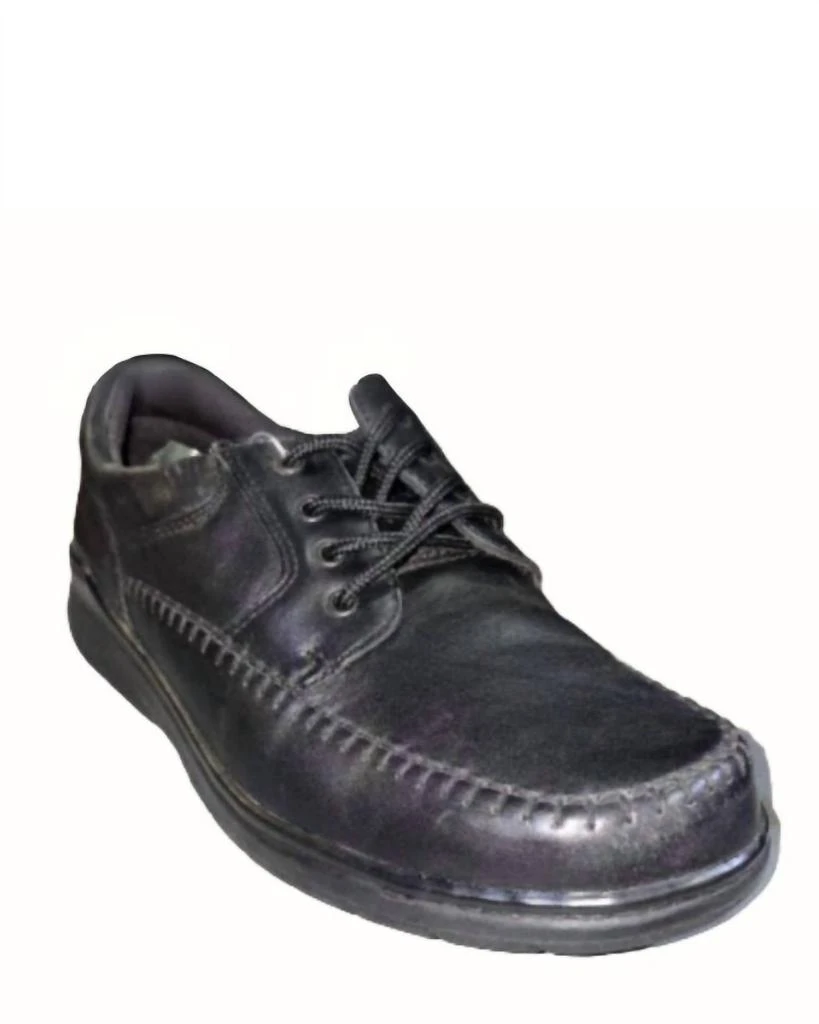 NEW NUNN BUSH men\'s mercer ii lace up loafer in black Nunn Bush Men main image 2