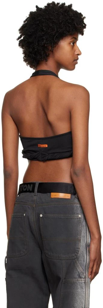 Heron Preston Black Twisted Scarf Tank Top 3