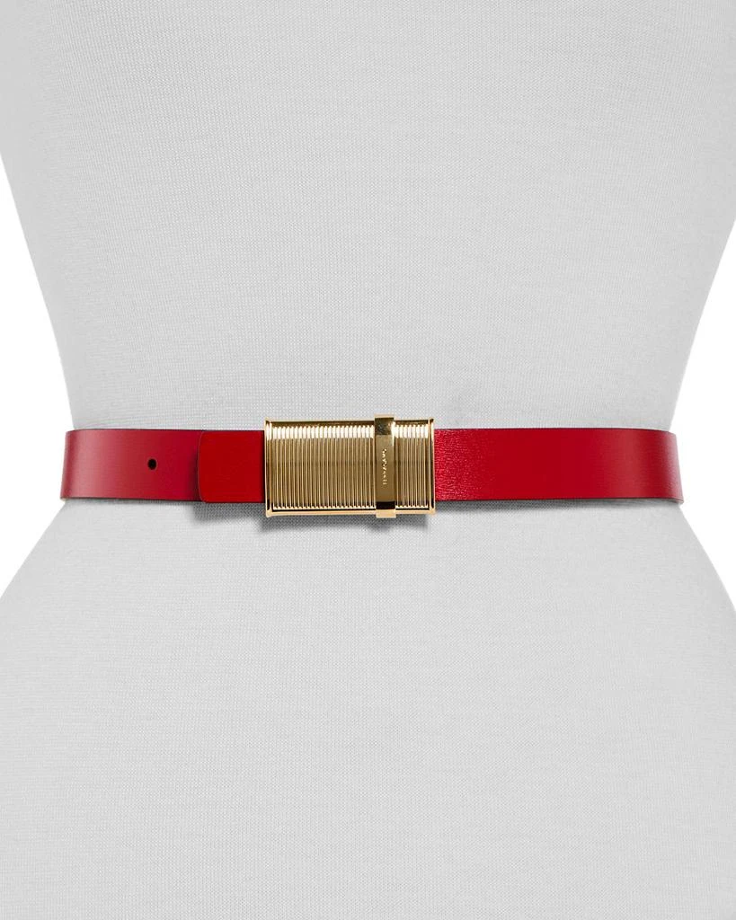 Salvatore Ferragamo Women's Reversible Leather Belt 2