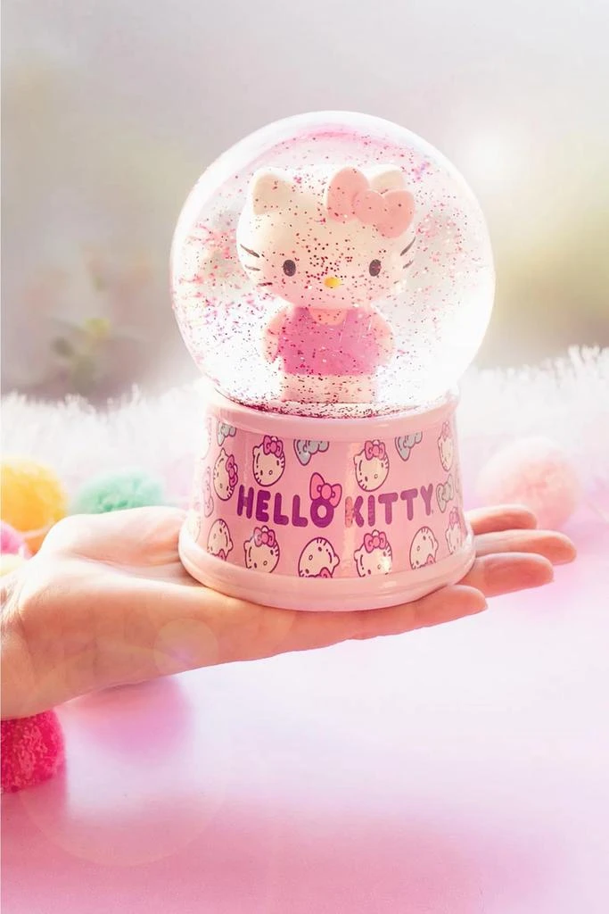 Urban Outfitters Sanrio Hello Kitty Light-Up 6" Snow Globe 5