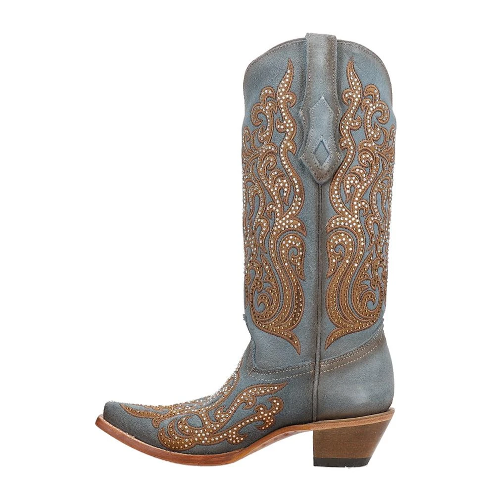 Corral Boots Embroidered Rhinestone Snip Toe Cowboy Boots 3