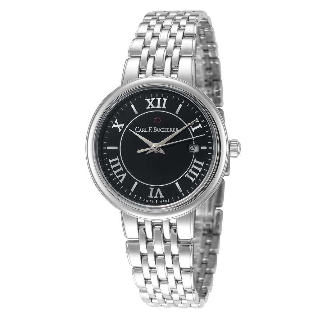 Carl F. Bucherer Women's Adamavi 28mm Silver Tone Quartz Watch