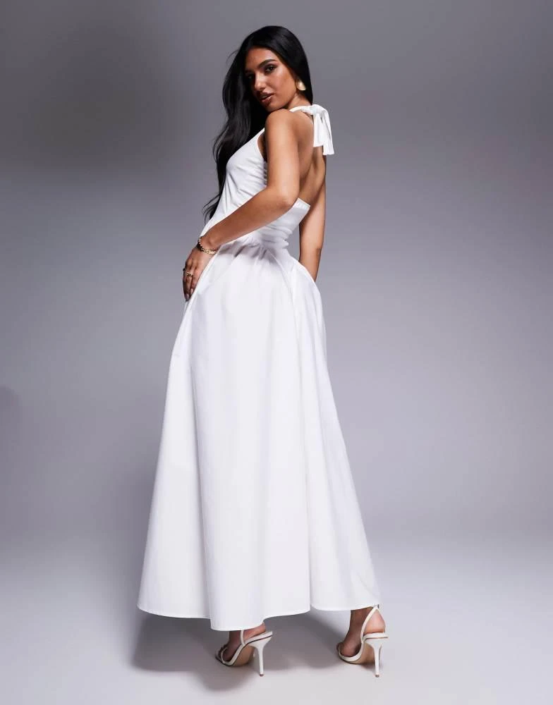 green emerald velvet dress Gardenia Drop Waist Maxi Dress – SEROYA
