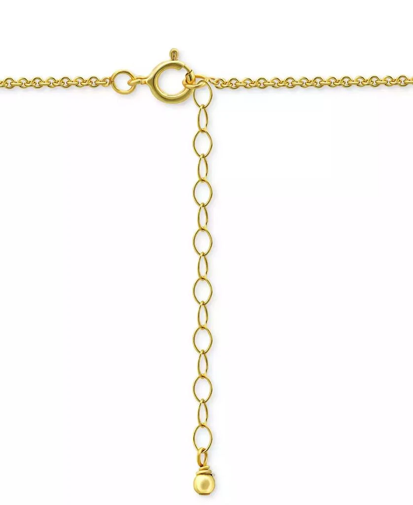 Giani Bernini Cubic Zirconia Interlocking Circle Pendant Necklace in Sterling Silver & 18k Gold-Plate, 16" + 2" extender, Exclusively at Macy's 3