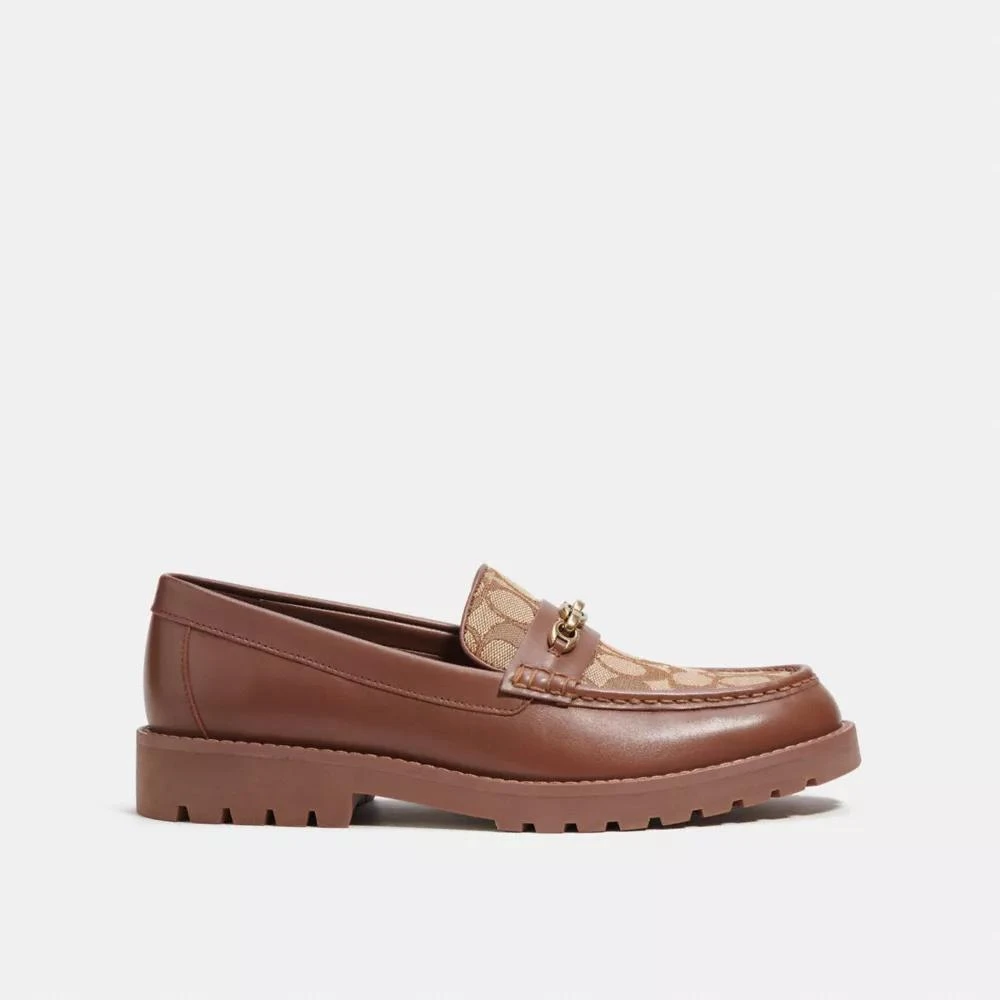 Coach Brooks Loafer In Signature Jacquard 1