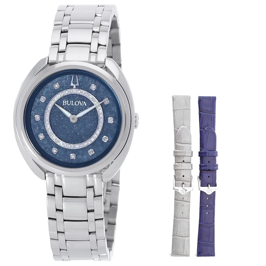 Bulova Bulova Duality Quartz Blue Dial Ladies Watch 96X160
