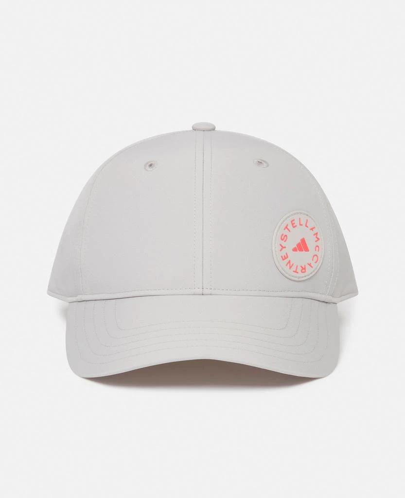 Stella McCartney Stella McCartney - Baseball Cap, Woman, Chalk Pearl/Signal Pink 1